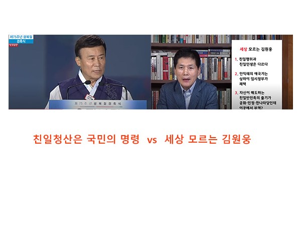 YOU TUBE 천양지차 9 - '친일 청산'에 대하여